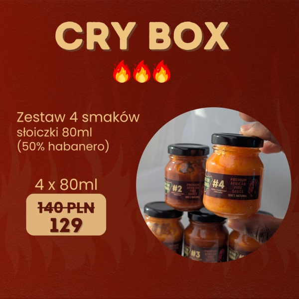 CRY BOX • 4 x 80 ml